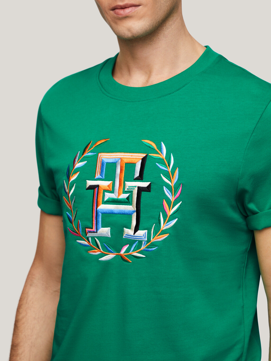 Archive Crest Logo T-Shirt, Olympic Green, hi-res