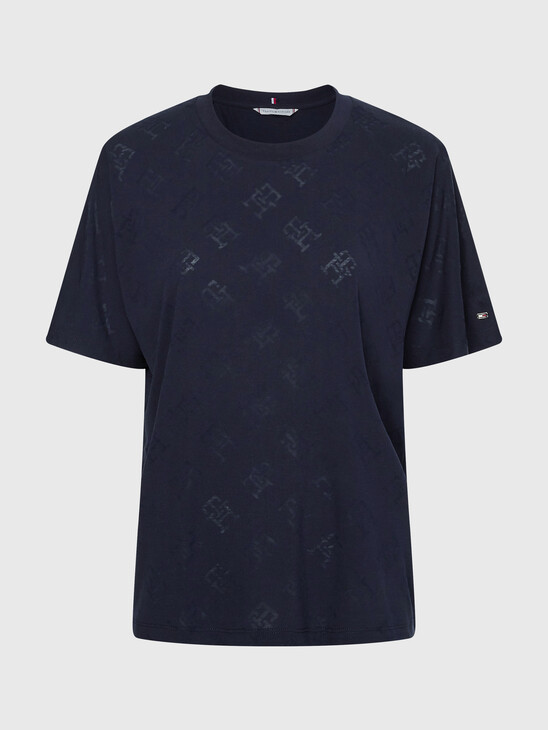 TH MONOGRAM RELAXED FIT T-SHIRT