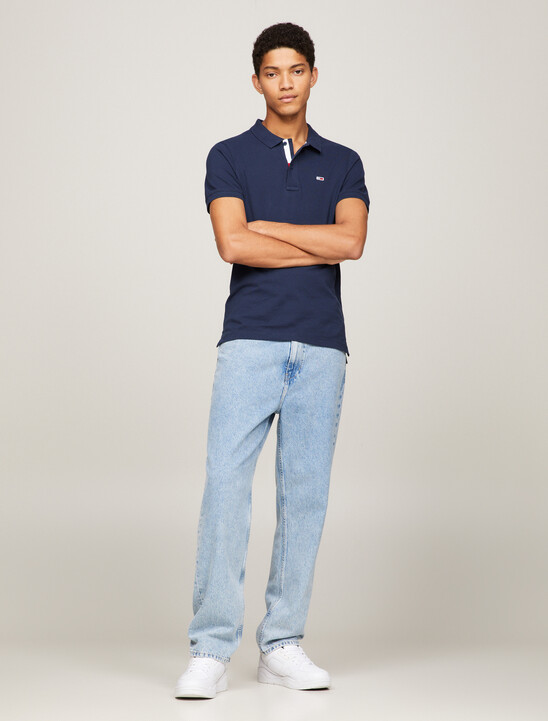 Tommy Jeans 旗幟修身 Polo 裇