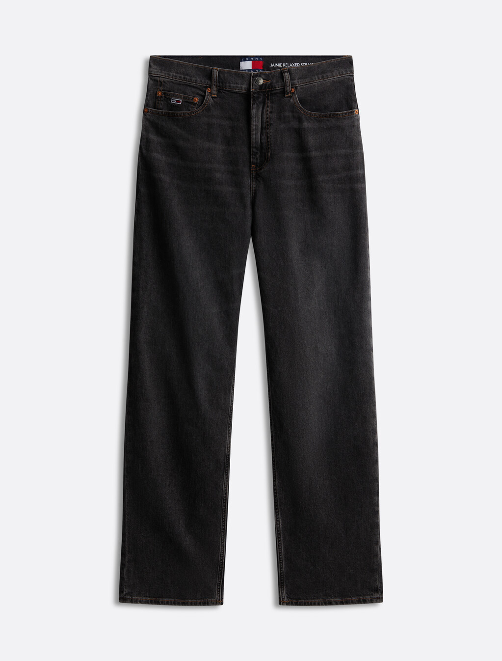Jaimie Relaxed Straight Jeans, Denim Black, hi-res