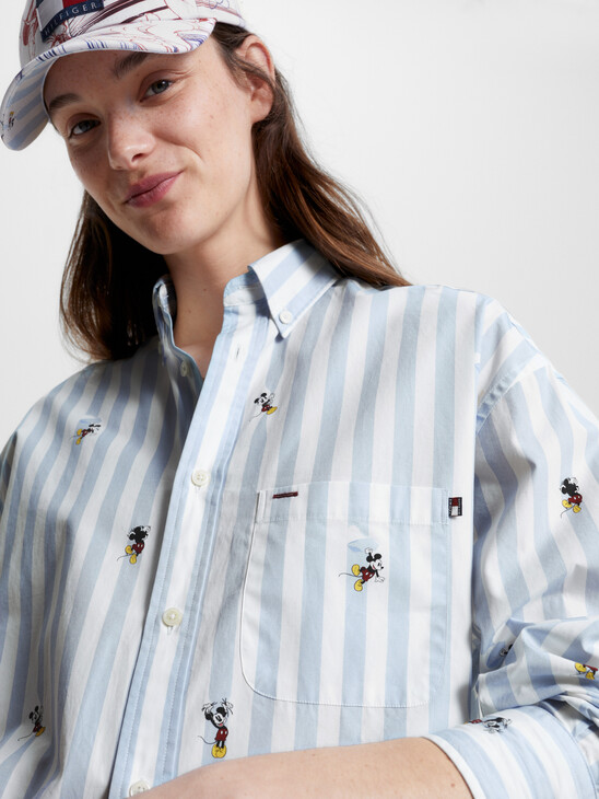 DISNEY X TOMMY ITHACA STRIPE SHIRT