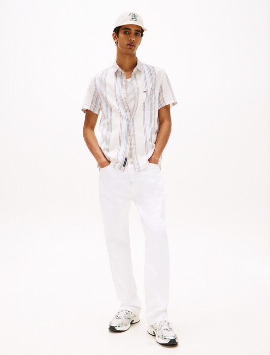 Regular Fit Textured Short Sleeve Shirt