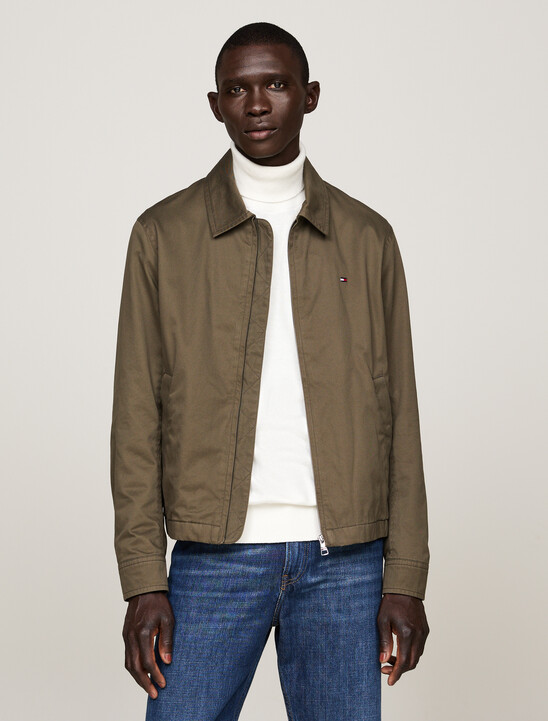 Flag Embroidery Cotton Ivy Jacket