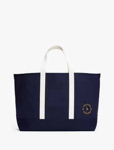 Summer Canvas Tote, Preppy Navy, hi-res