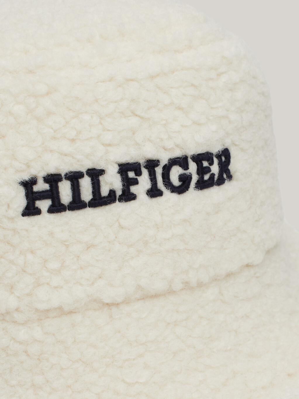 童裝 Hilfiger Monotype 毛圈絨漁夫帽, Ancient White, hi-res