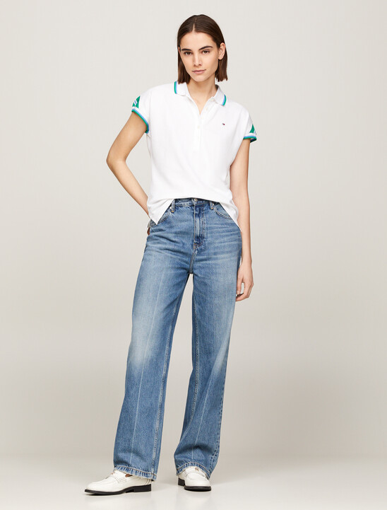 Regular Fit Cap Sleeve Polo