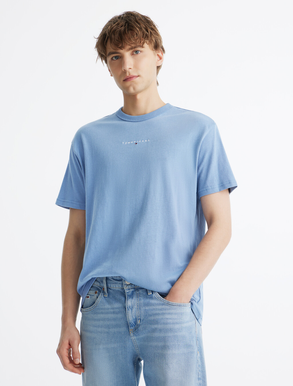 Logo Embroidery Relaxed T-Shirt, Colorado Blue, hi-res