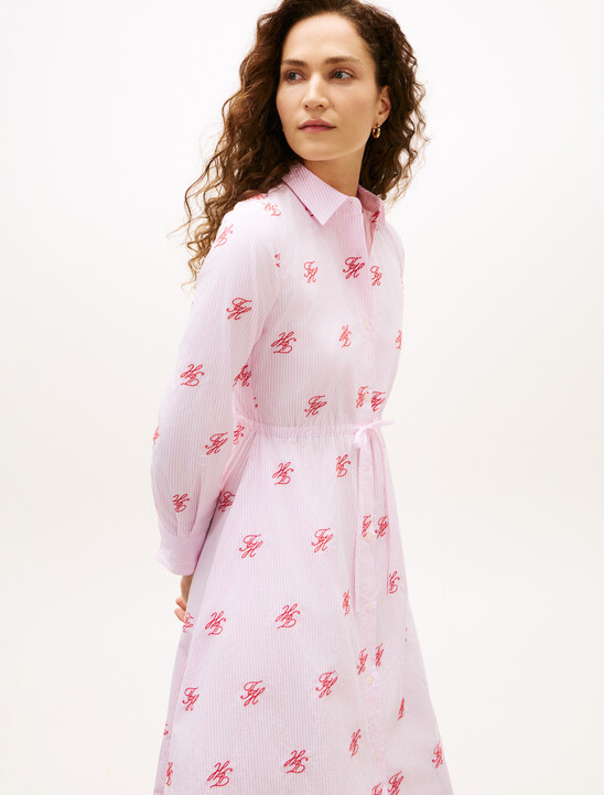 Asia Fit Long Sleeve Shirt Dress