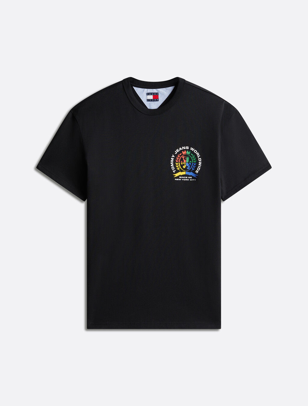 Varsity Crest Back Logo T-Shirt, Black, hi-res