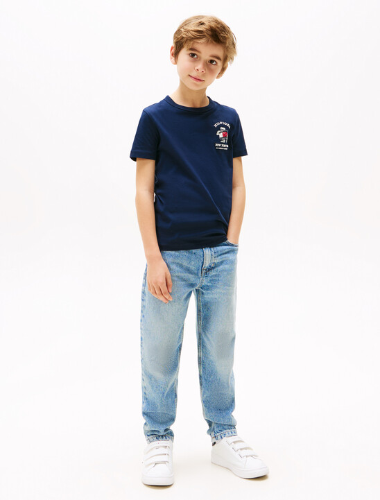 Flag Character Back Logo T-Shirt
