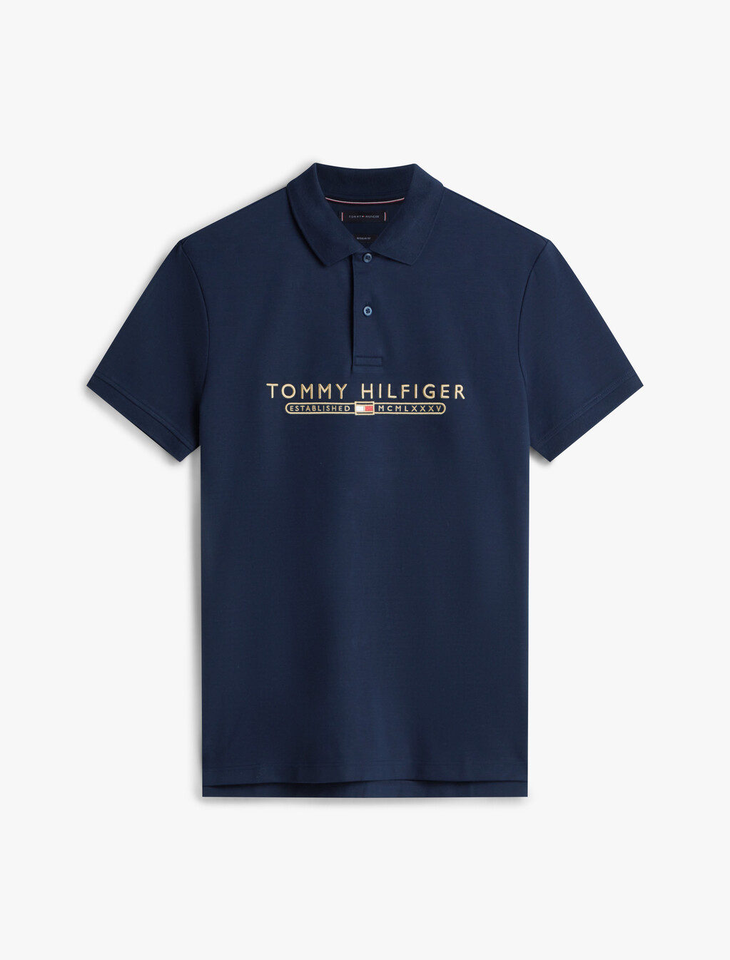 Icon Luxe 標誌刺繡 Polo 衫, Desert Sky, hi-res