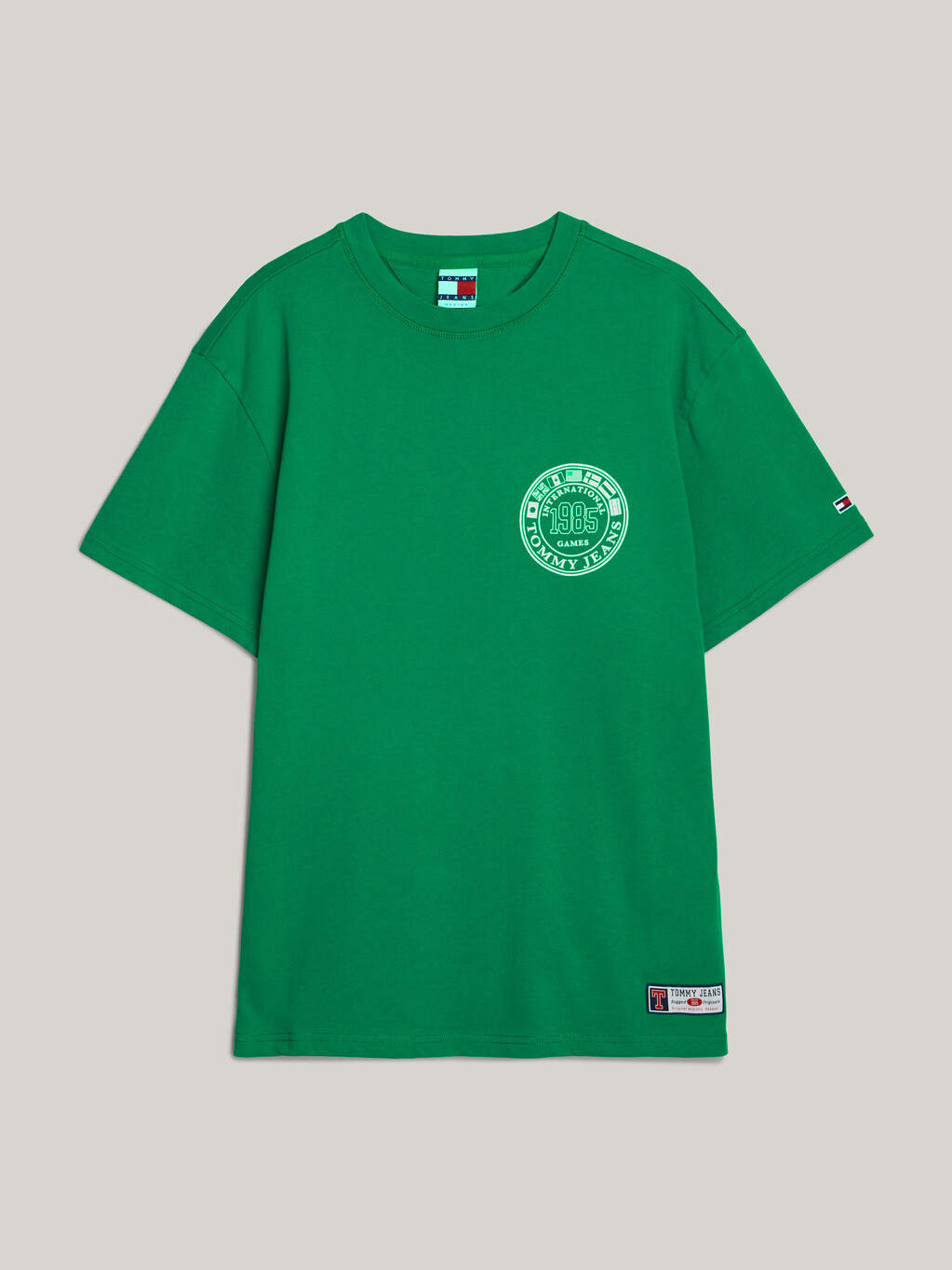 TJ x INTERNATIONAL GAMES Logo T-Shirt, Green Malachite, hi-res