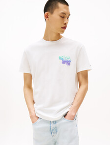 Stack Logo Regular T-Shirt, Ecru, hi-res
