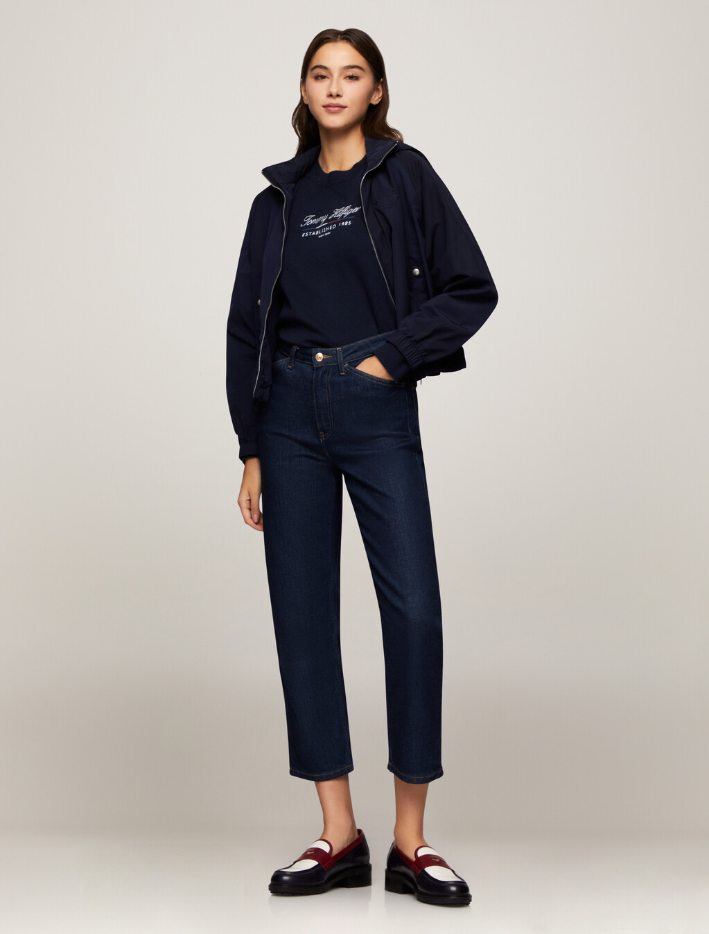 Script Logo Sweater, Desert Sky, hi-res
