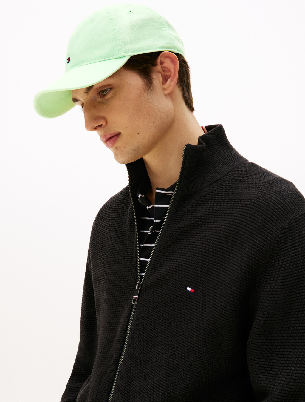 Tommy Flag Soft Baseball Cap, Mint Gel, hi-res