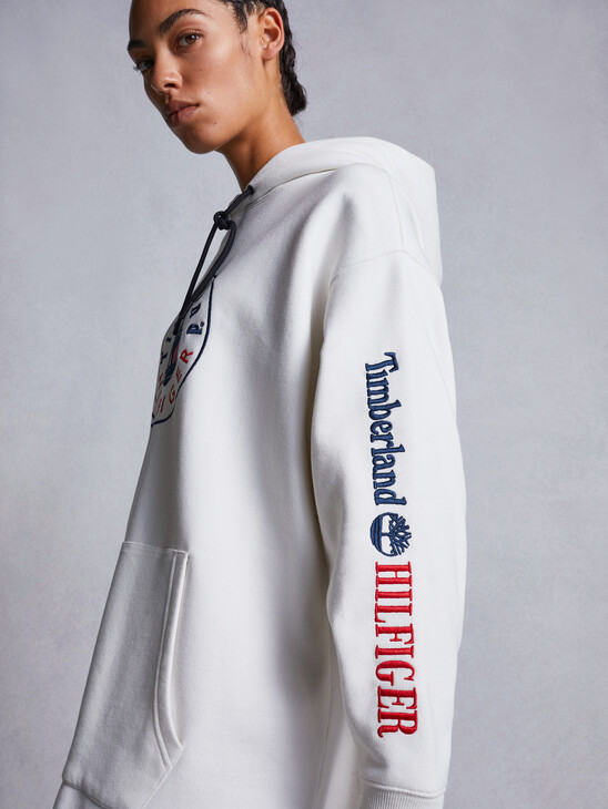 TOMMYXTIMBERLAND HOODED SWEATSHIRT DRESS TOMMYXTIMBERLAND HOODED SWEATSHIRT DRESS