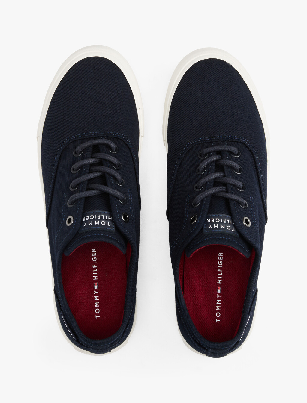 Canvas Embossed Logo Trainers, Desert Sky, hi-res
