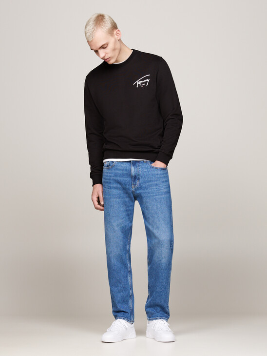 Signature Logo Back Graphic Sweatshirt