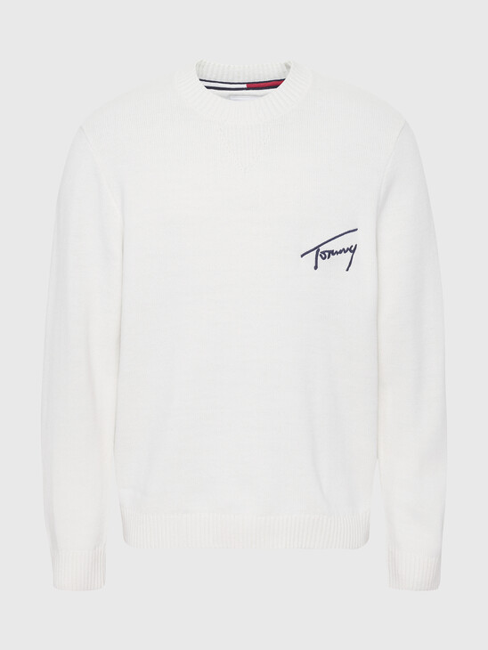 SIGNATURE LOGO RELAXED FIT JUMPER