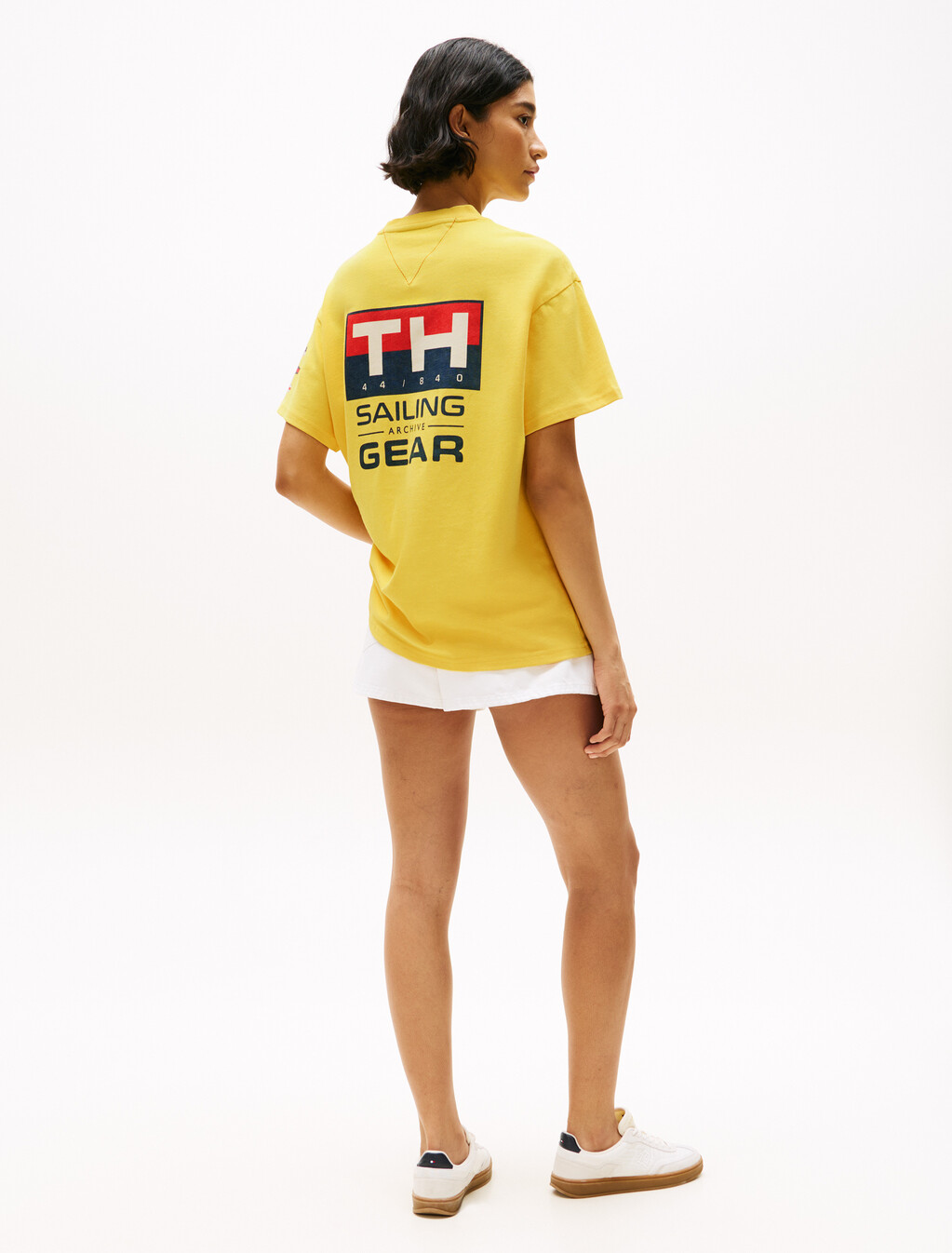 Hilfiger Sailing Relaxed Back Logo T-Shirt, Soft Sunflower, hi-res
