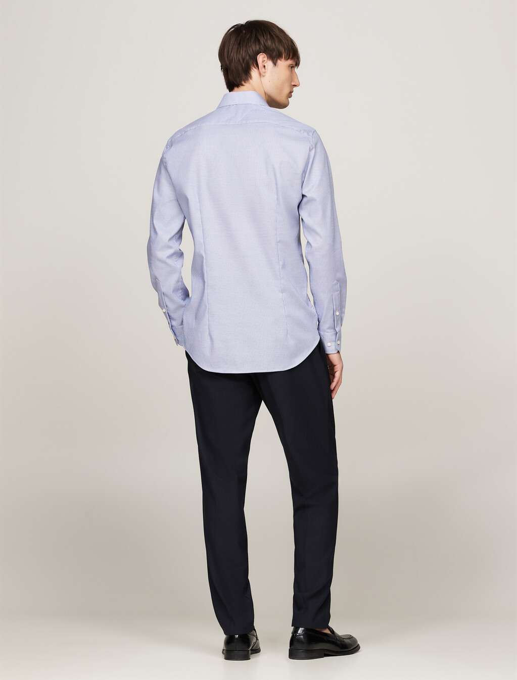 Smart Casual Check Slim Fit Shirt, Turbine Grey Check, hi-res