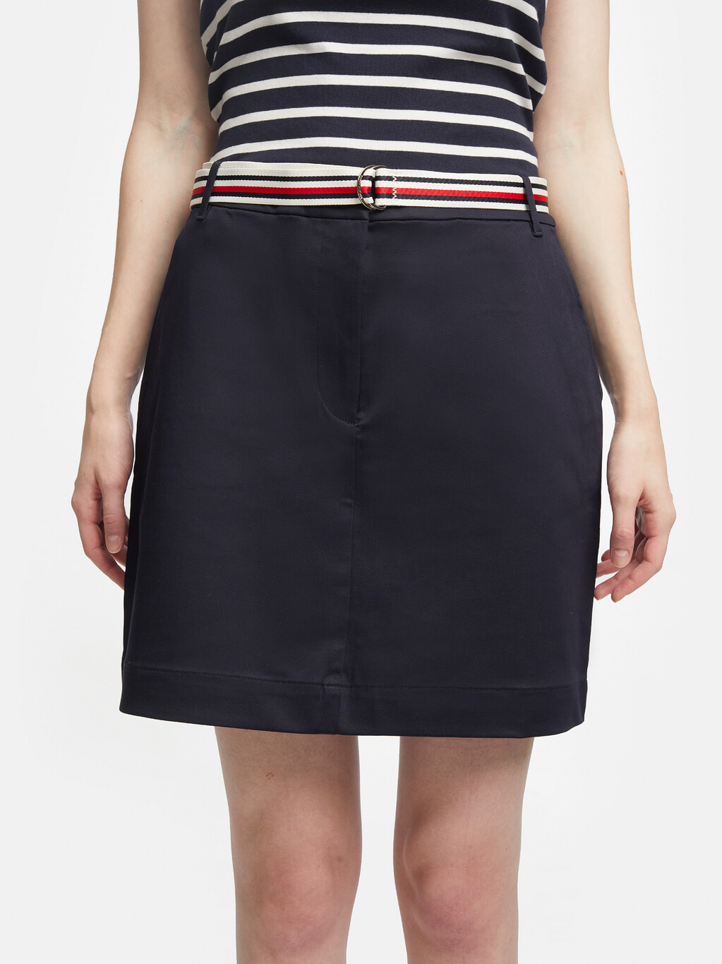 London Belted Short Skirt, Desert Sky, hi-res