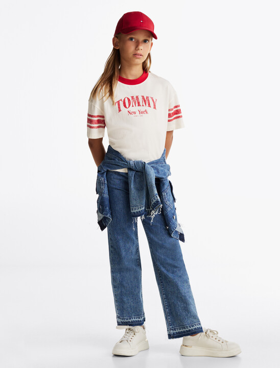 Colour-Blocked Crew Neck T-Shirt