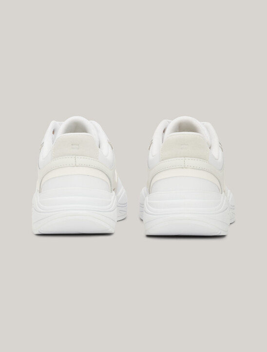 Sport Casual Chunky Leather Runner Trainers