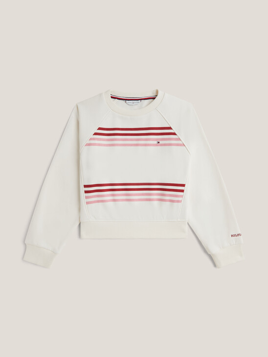 Girls Monotype Stripe Sweatshirt