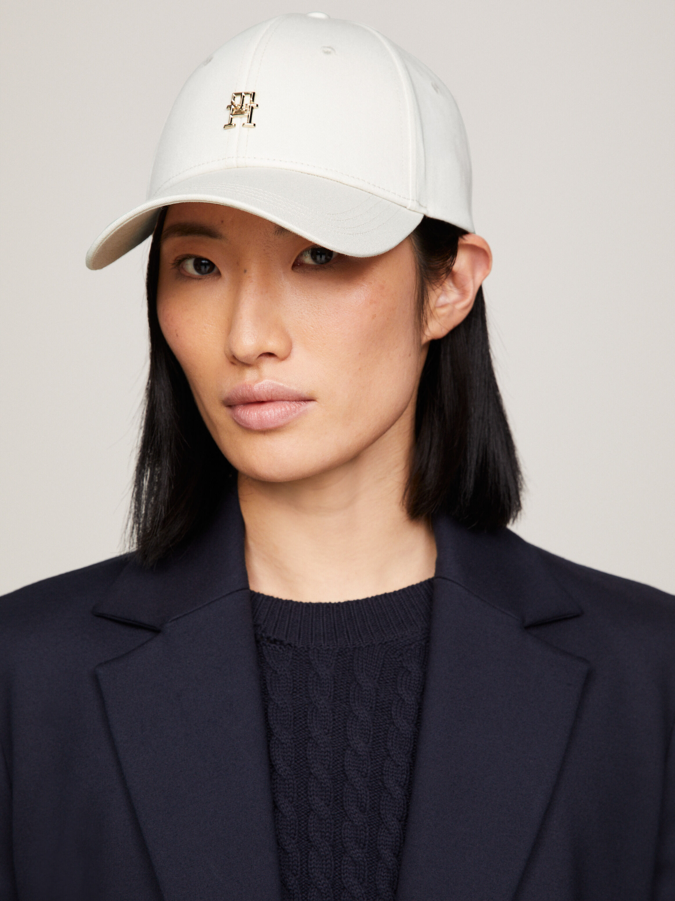 Essential Chic TH Monogram Baseball Cap natural Tommy Hilfiger