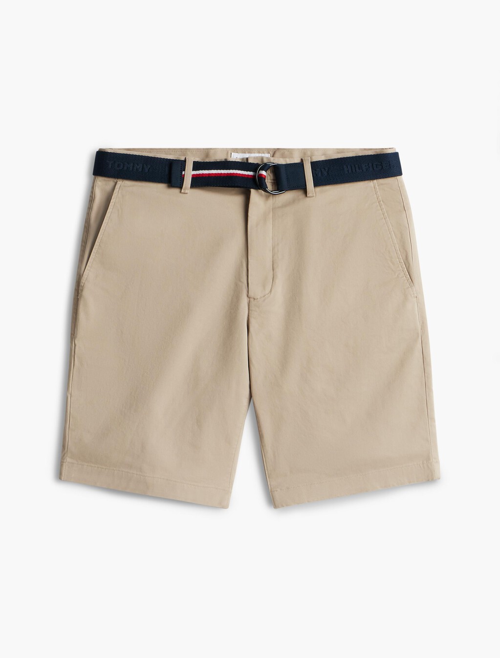 Denton Belted Twill Slim Shorts, Batique Khaki, hi-res