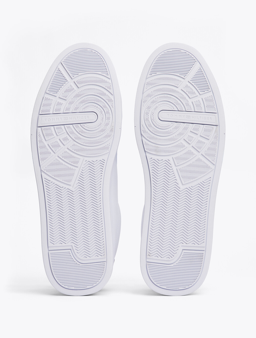 Pebble Grain Court Trainers, White/Desert Sky, hi-res