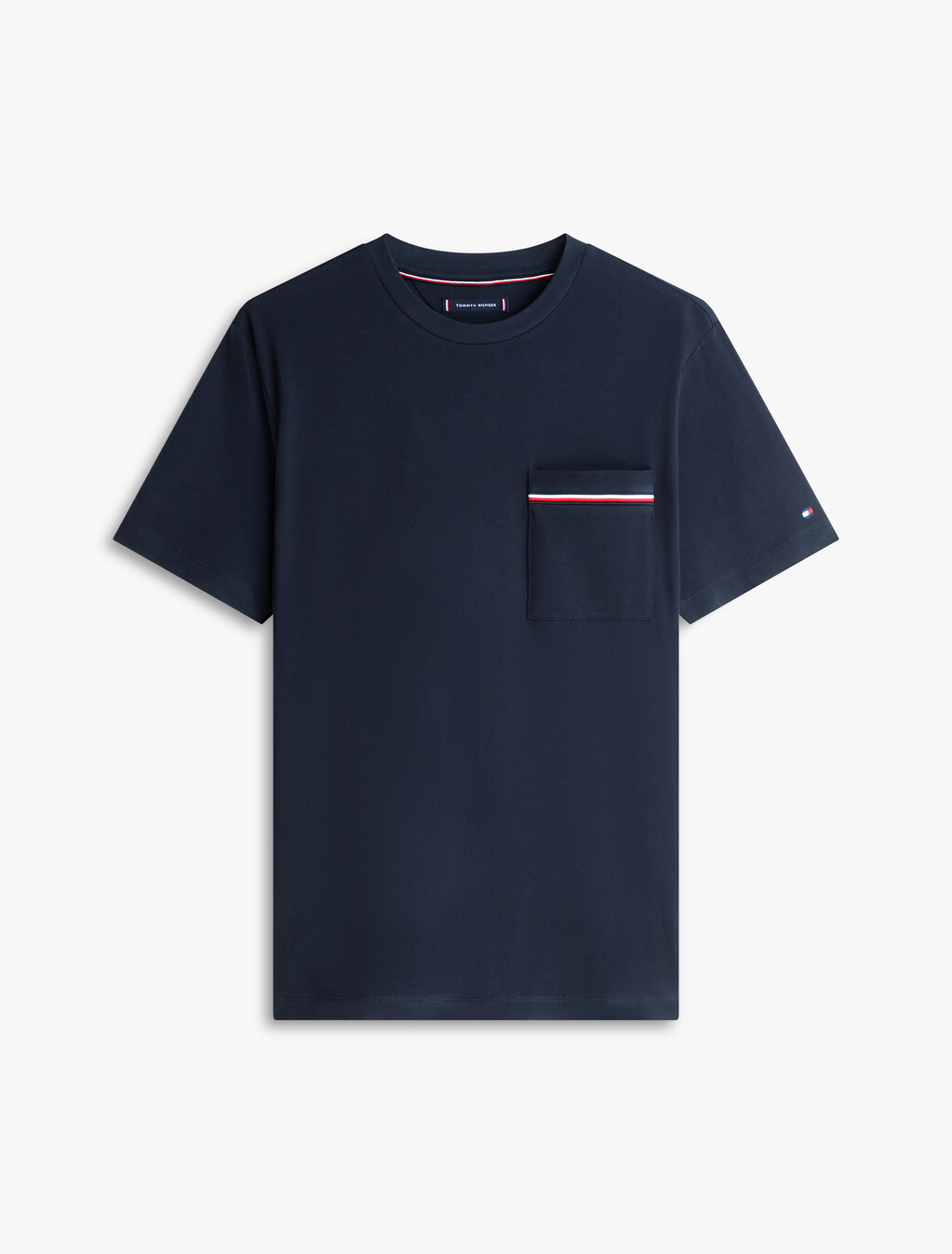 Global Stripe Pocket Pique Jersey T-Shirt, Desert Sky, hi-res