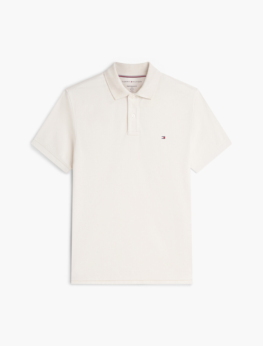 Performance Regular Fit Jaquard Polo Shirt, Ivory Petal, hi-res