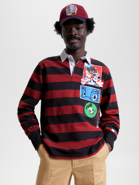 DISNEY X TOMMY PATCH RELAXED RUGBY SHIRT
