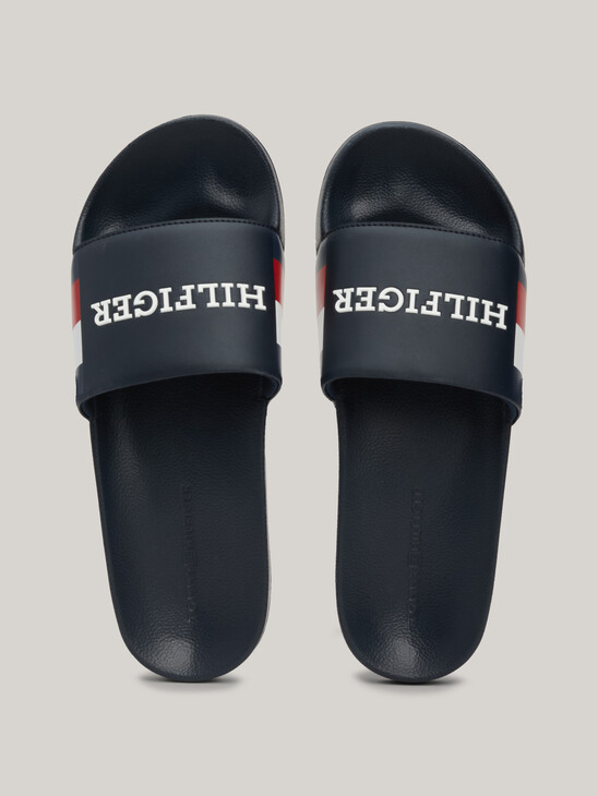 Logo Strap Pool Slides