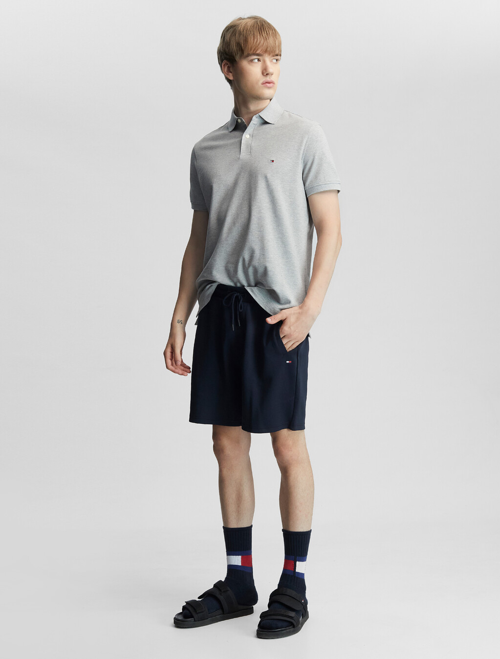 1985 Collection Regular Polo, Light Grey Heather, hi-res