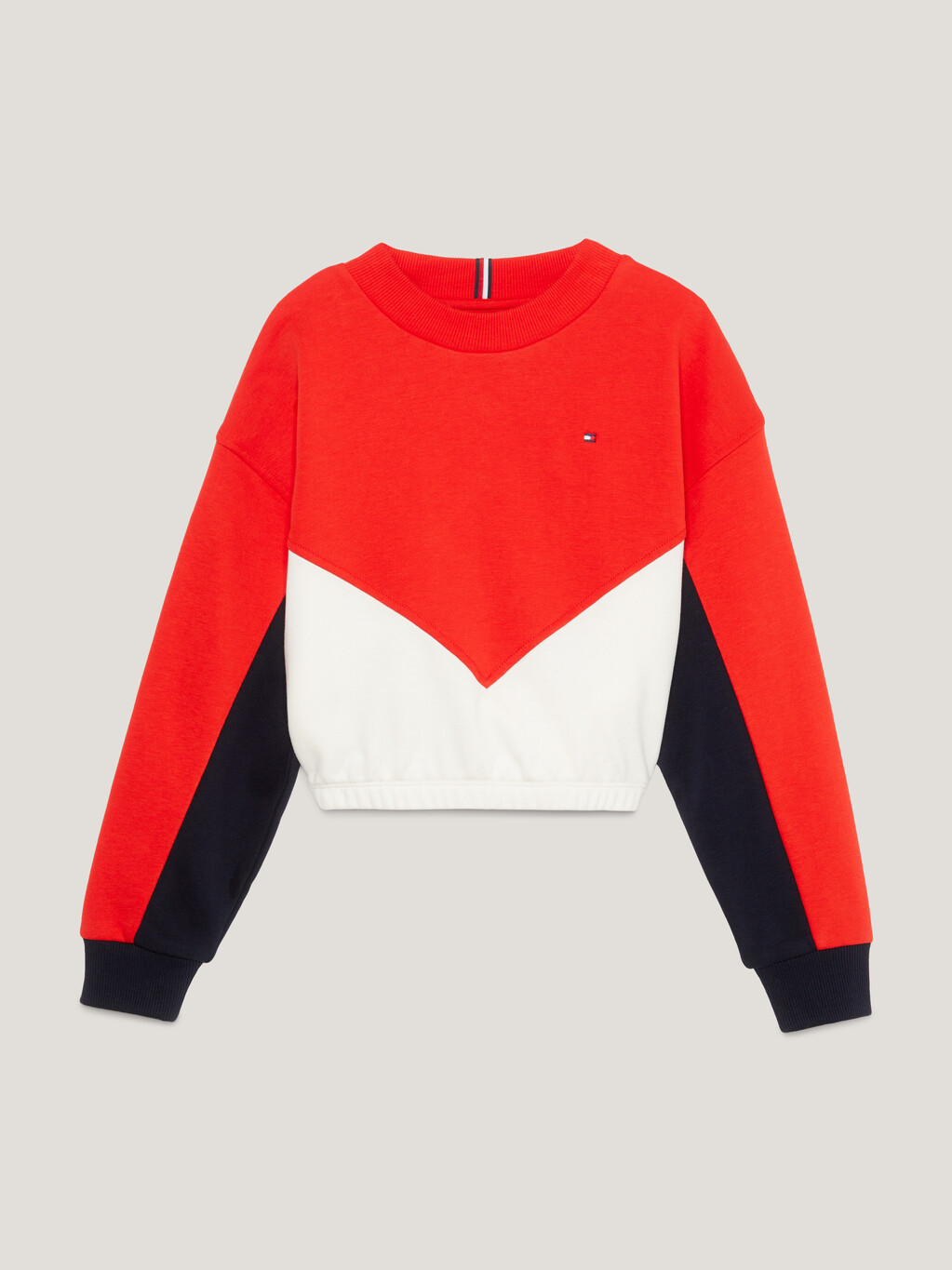 Girls Color Block Sweatshirt, Fireworks Colorblock, hi-res