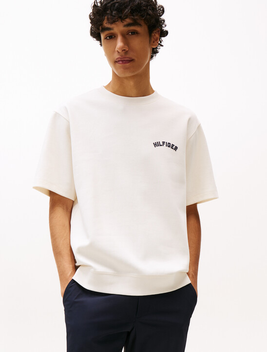 Graphic Short Sleeve Sweatshirt