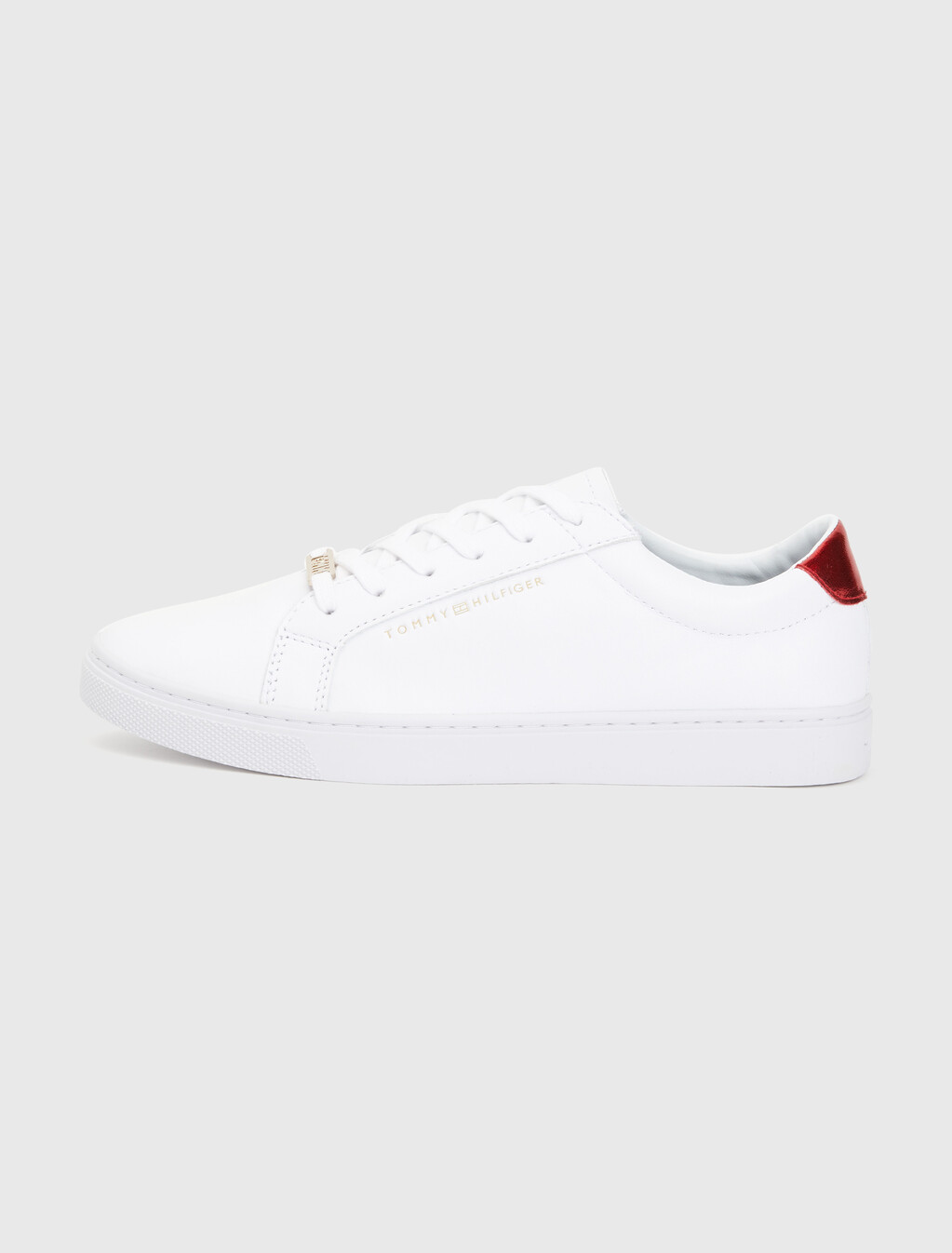 Metallic Back Lace-Up Trainers, RWB, hi-res