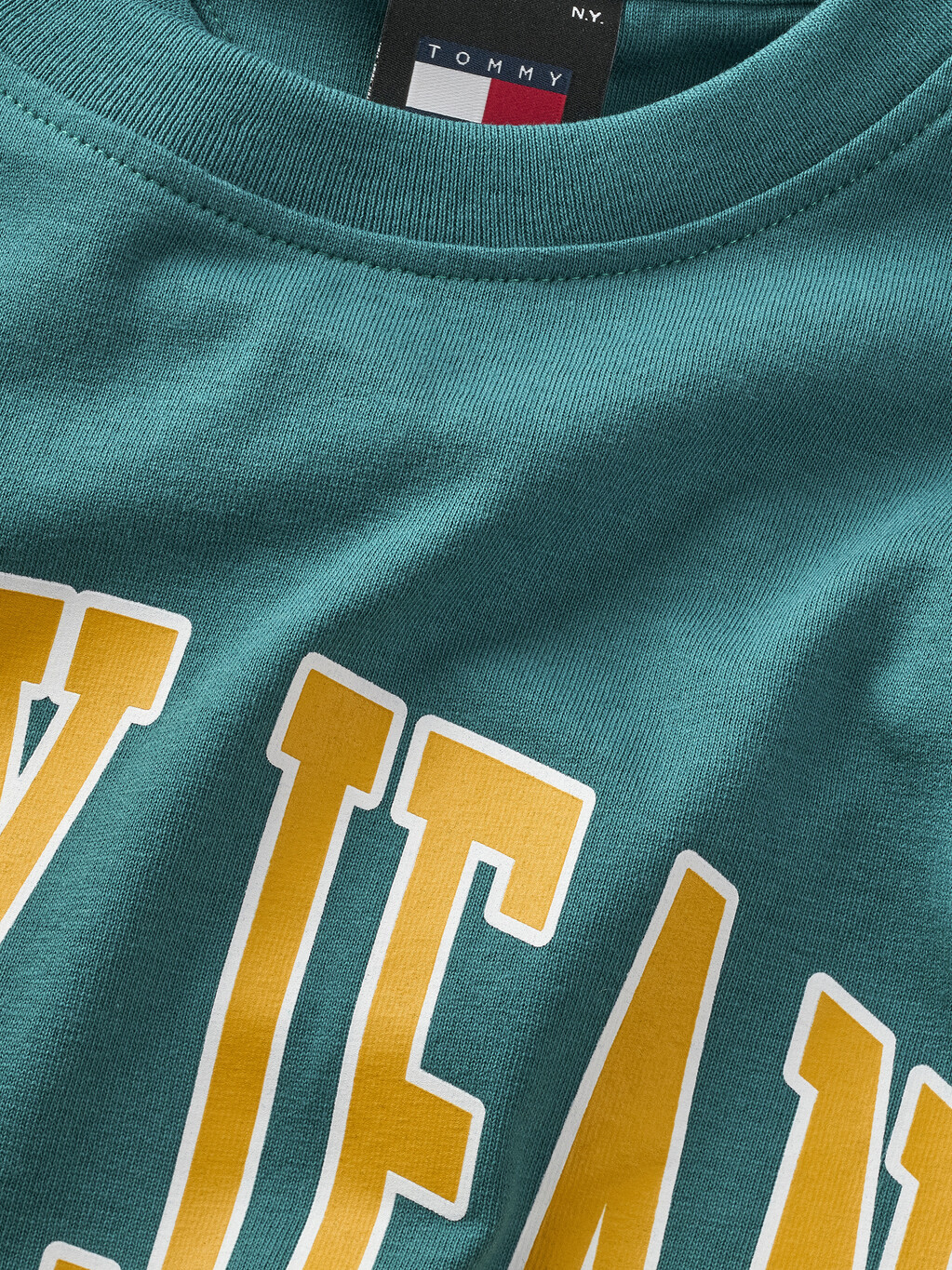 Pop Color Varsity T-Shirt, Timeless Teal, hi-res