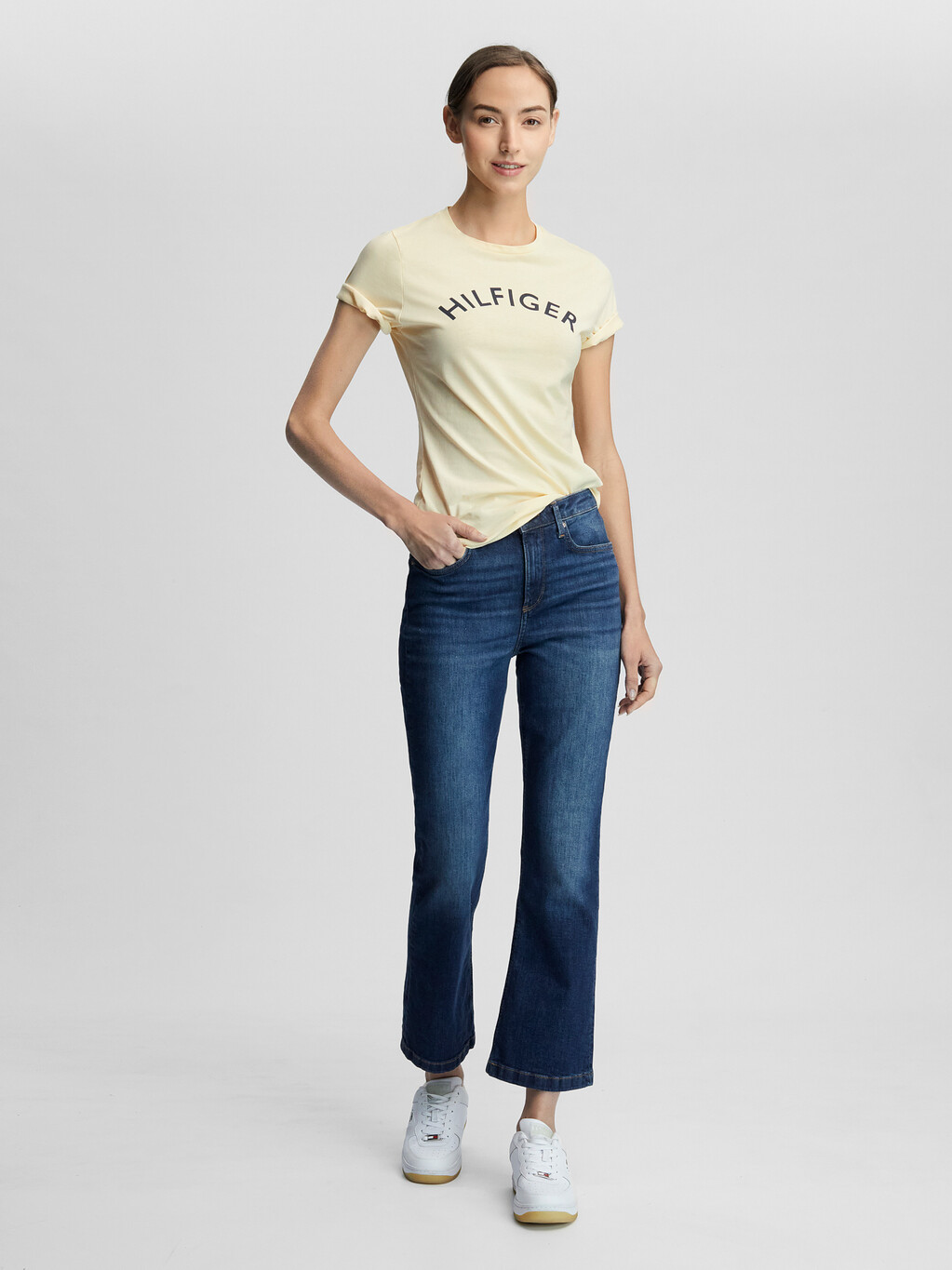 Vintage Varsity Slim T-Shirt, Buttermilk, hi-res