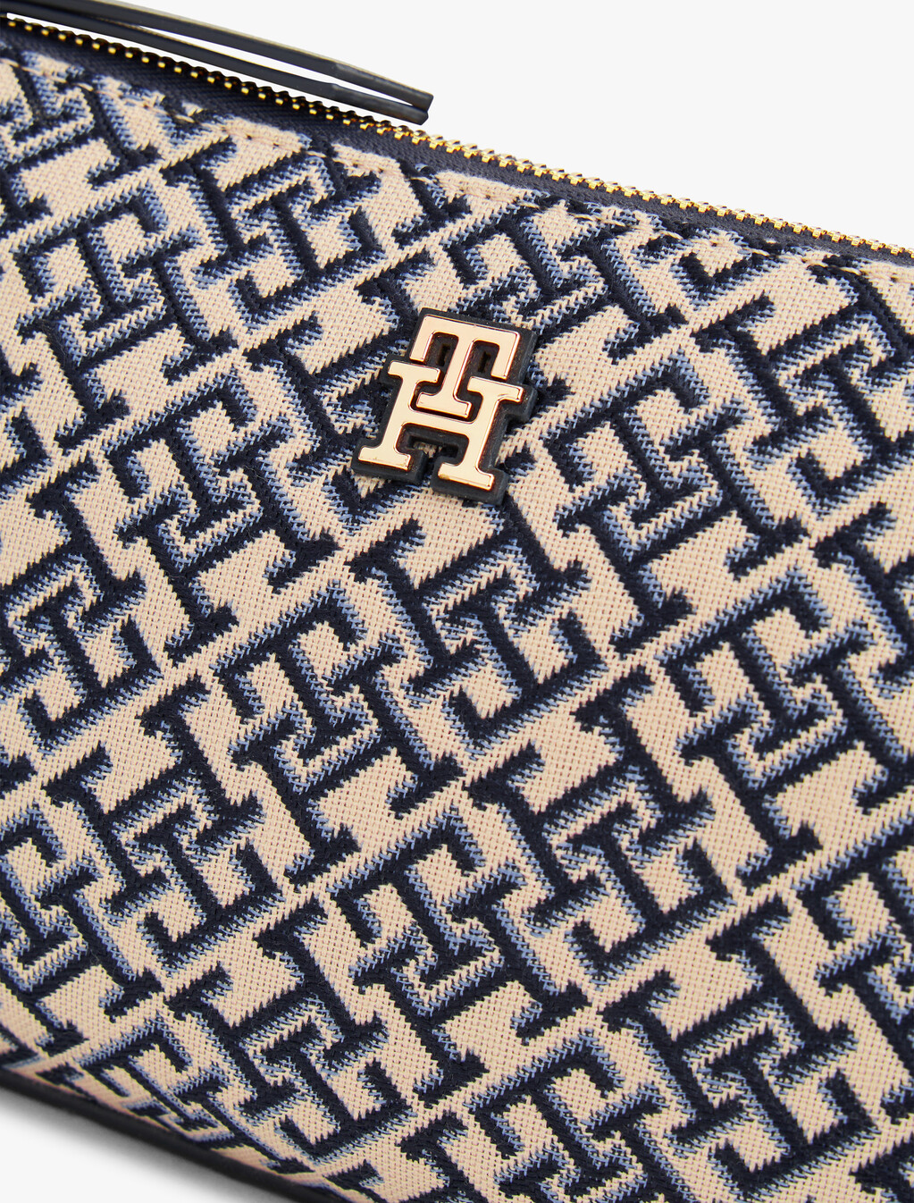 Monogram Jacquard Shoulder Pouch, Space Blue, hi-res