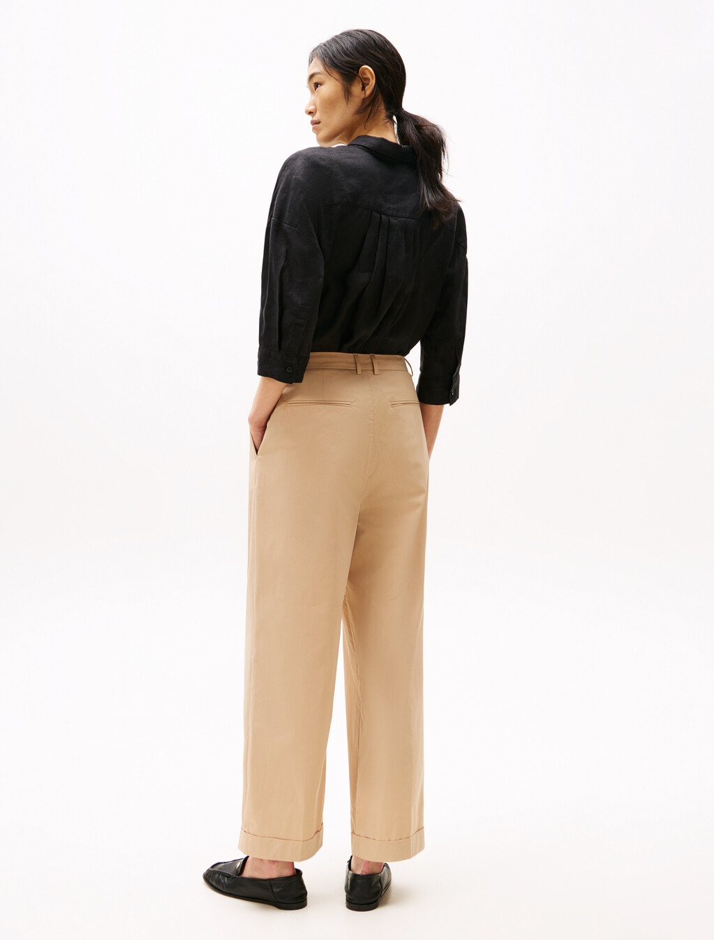 Lightweight Relaxed Straight Leg Chinos, Classic Beige, hi-res