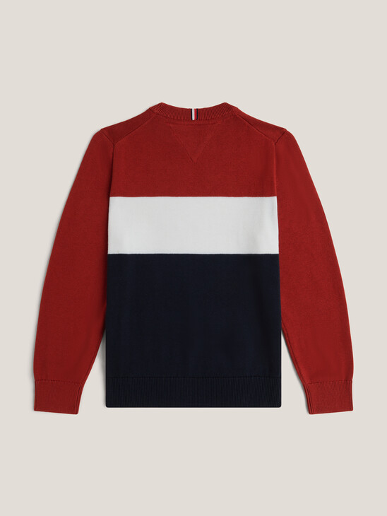 Boys Color Block Sweater