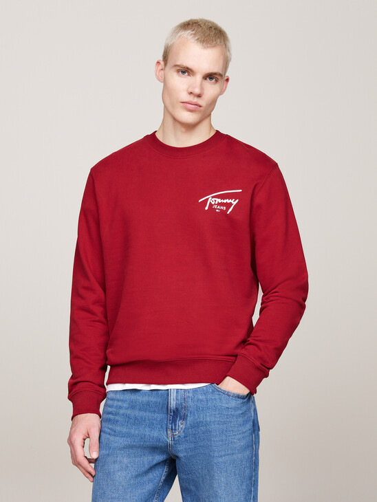 Signature Logo Back Graphic Sweatshirt