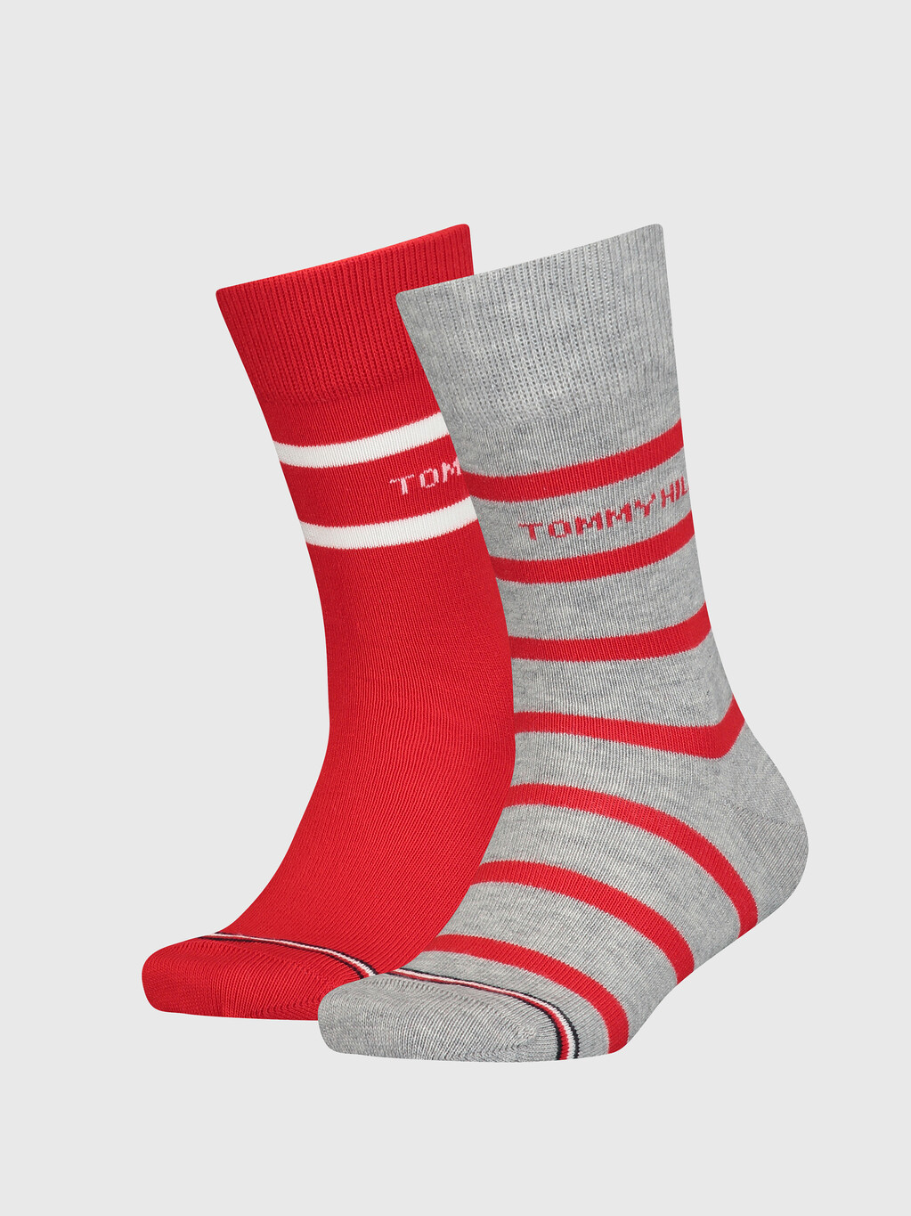 Tommy Hilfiger Kids Breton Stripe Socks 2 Pack, 002, hi-res