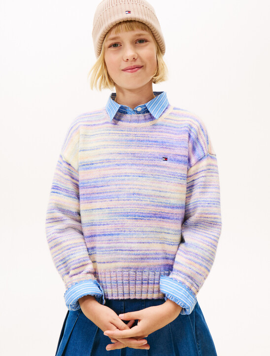 Essential M&eacute;lange Relaxed Jumper With Wool