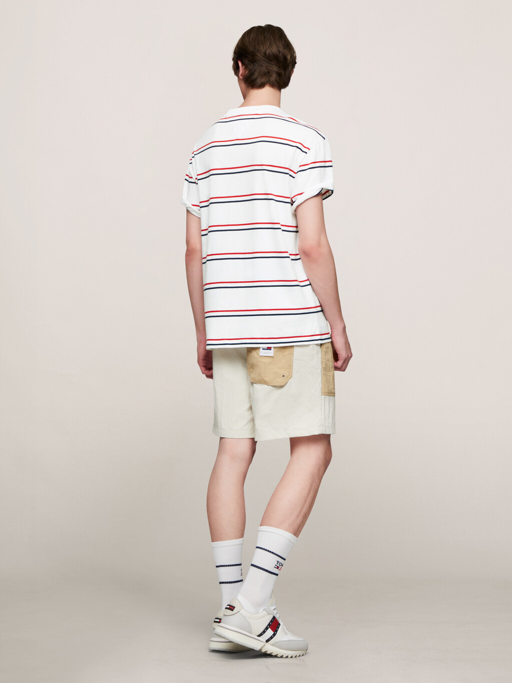 Classic Stripe T-Shirt, White, hi-res