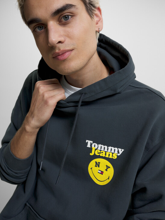 Tommy Jeans X Smiley® 哈哈笑印花連帽衛衣